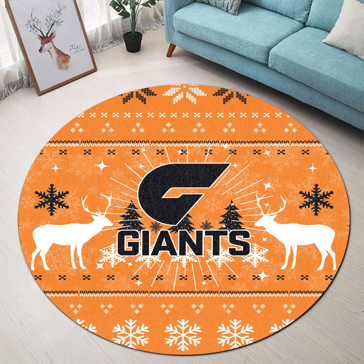 gws-giants-round-carpet-christmas-ugly-style