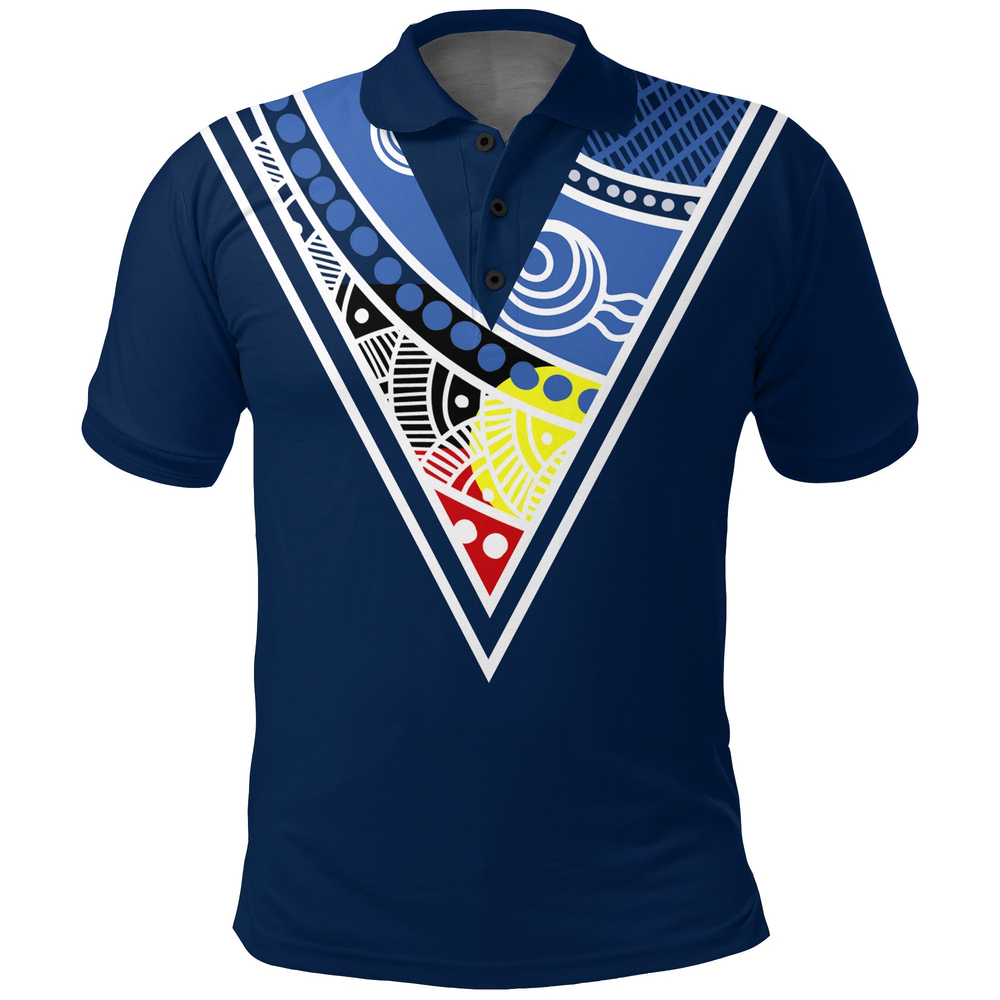 custom-personalised-cricket-victoria-polo-shirt-indigenous-dot-painting-art