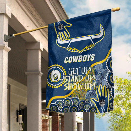Cowboys Rugby NAIDOC 2022 Aboriginal Garden Flag - LT12