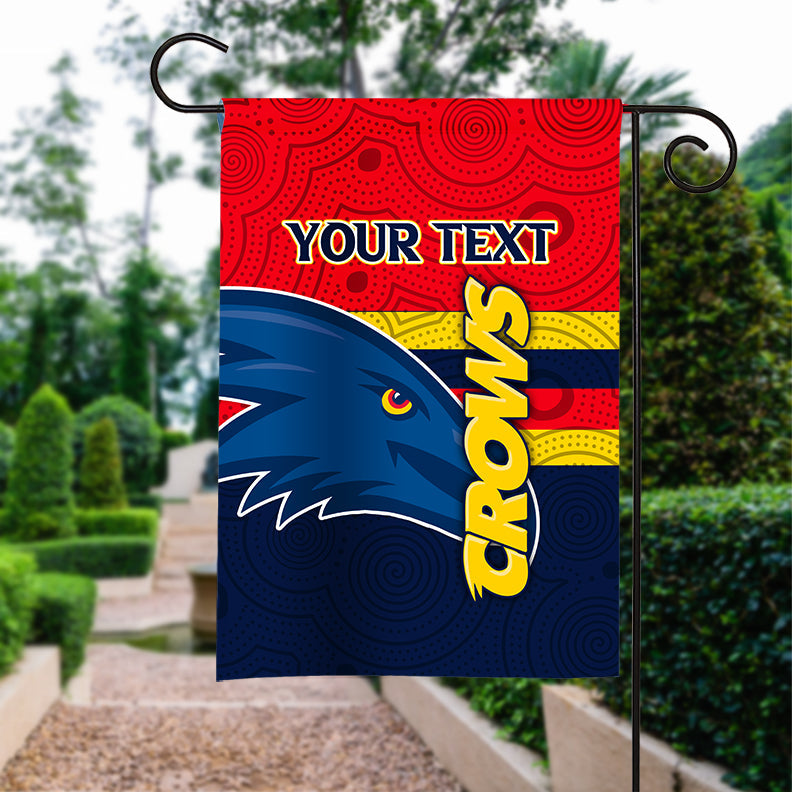 custom-personalised-adelaide-crows-flag-aboriginal-dot-painting