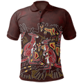 aboriginal-polo-shirts-kangaroo-family-with-hand-art