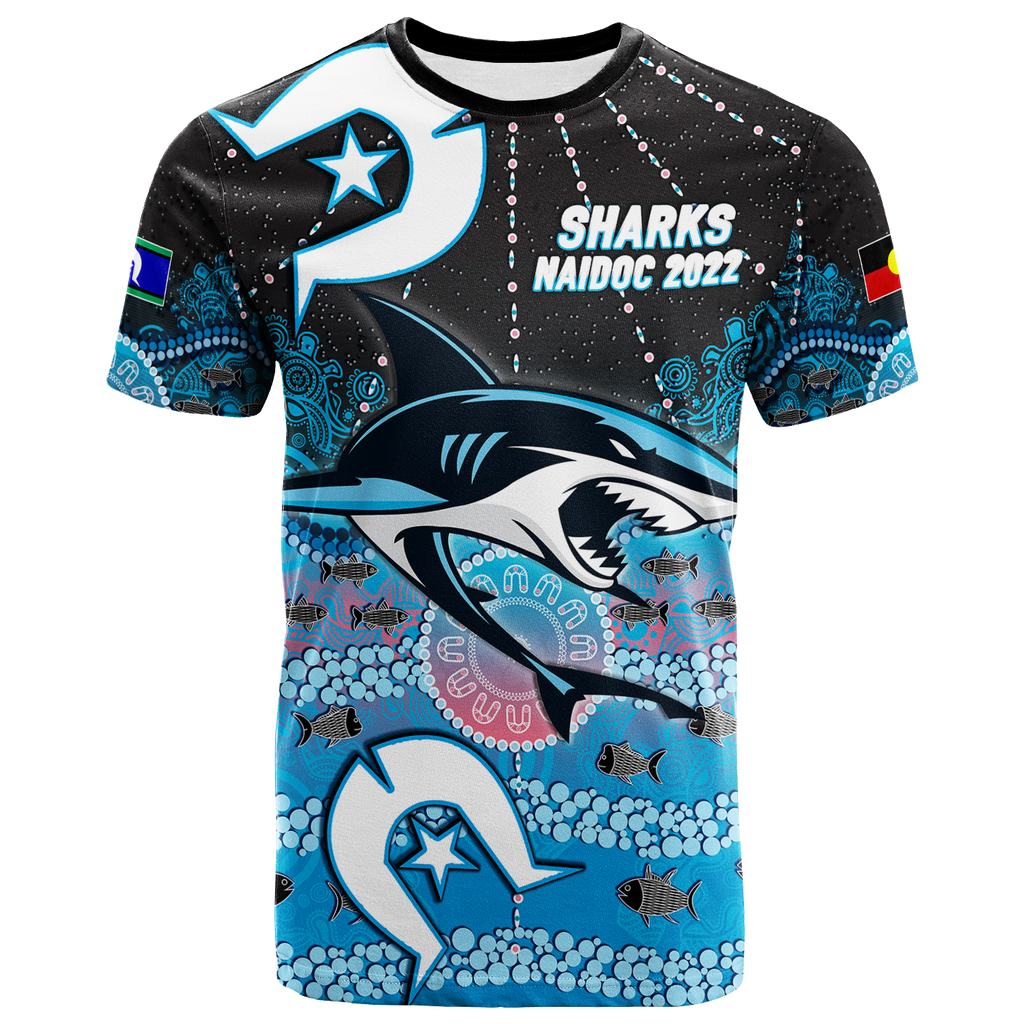 custom-personalised-sharks-rugby-naidoc-2022-aboriginal-t-shirt