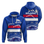Western Bulldogs Hoodie - Aboriginal Dot Painting - LT12
