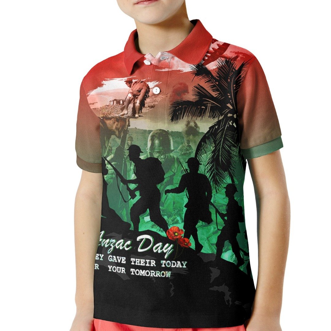 anzac-polo-shirt-kids-they-gave-their-today-for-your-tomorrow