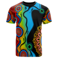 kid-aboriginal-t-shirt-circle-dot-painting-blue-dream