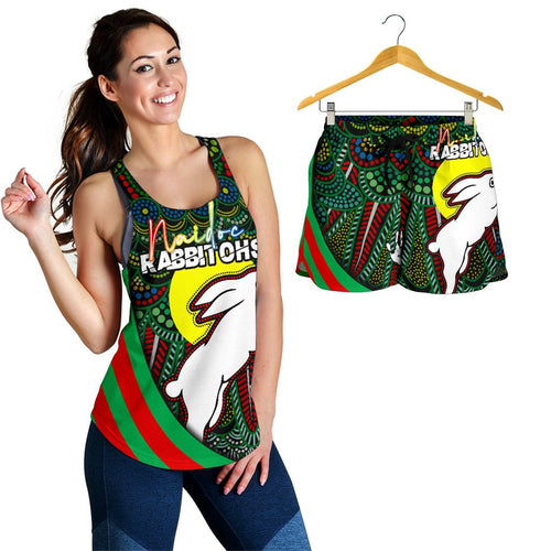 custom-personalised-combo-racerback-tank-and-women-short-rabbitohs-naidoc-week-indigenous-version-special