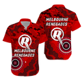 Melbourne Renegades ANZAC Day Aboriginal Hawaiian Shirt - LT12
