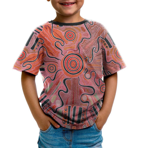 aboriginal-kid-t-shirt-indigenous-footprint-landscape