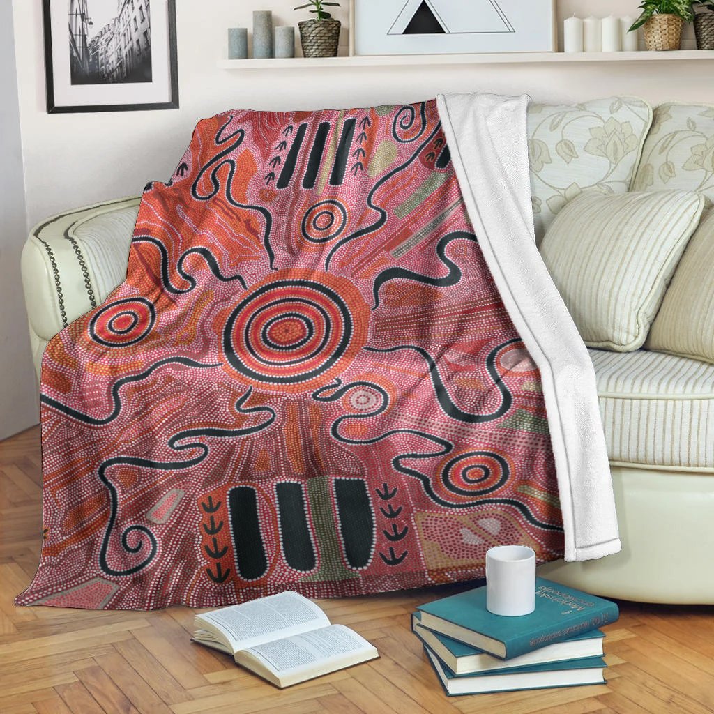 aboriginal-premium-blanket-indigenous-footprint-landscape