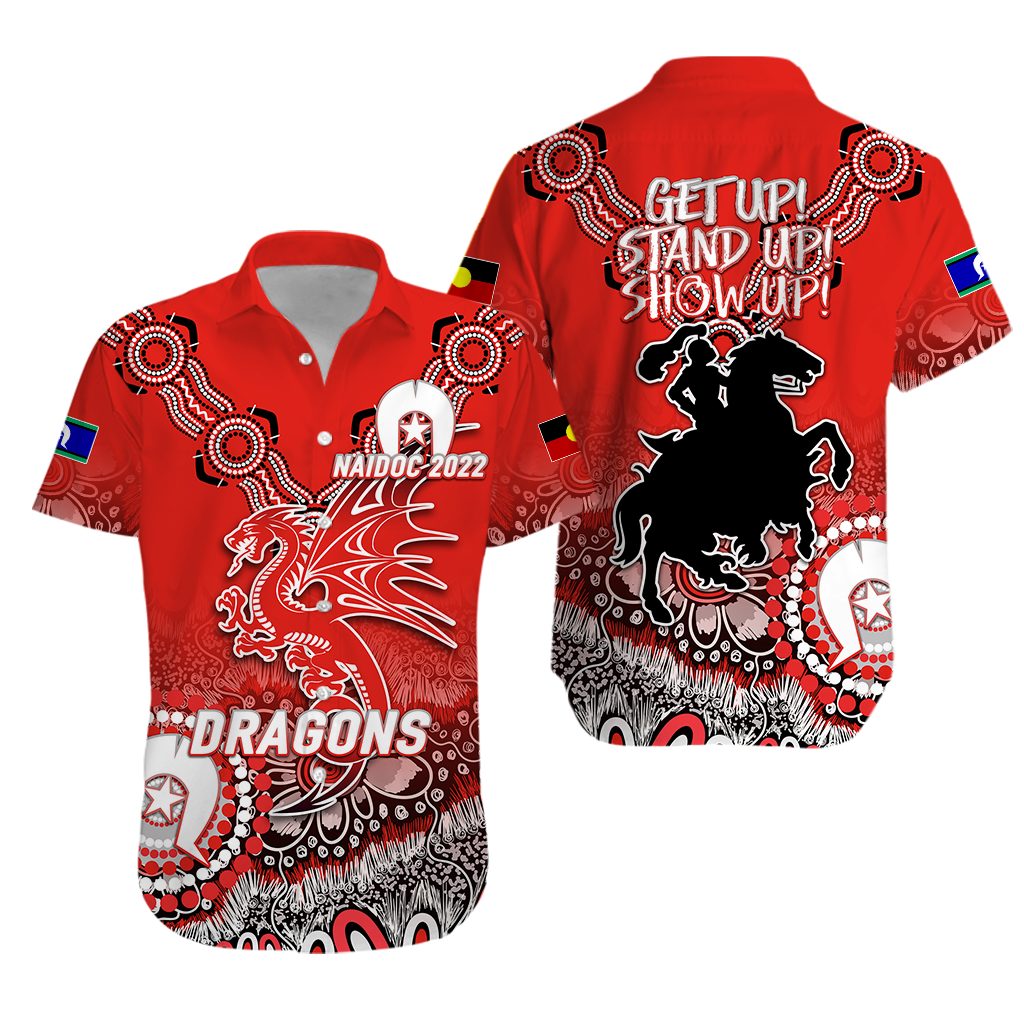 Dragons Rugby NAIDOC 2022 Aboriginal Hawaiian Shirt