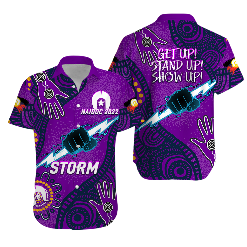 Storm Rugby NAIDOC 2022 Aboriginal Hawaiian Shirt