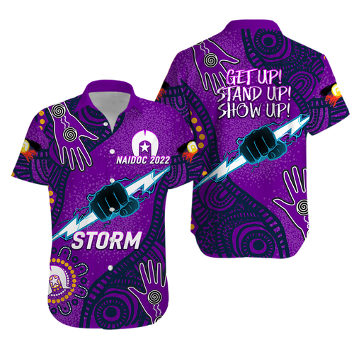 Storm Rugby NAIDOC 2022 Aboriginal Hawaiian Shirt