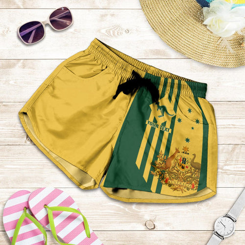 [Custom] Women's Shorts -  Australia Kangaroo Sign National Color - Vibe Hoodie