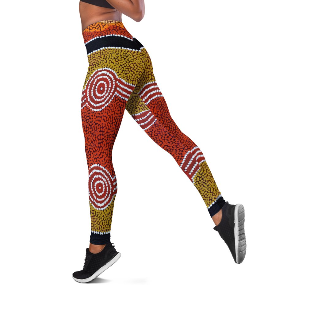legging-aboriginal-dot-style
