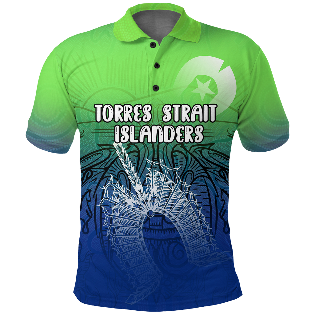 naidoc-week-2022-torres-strait-islander-polo-shirt-indigenous-dot-painting-art