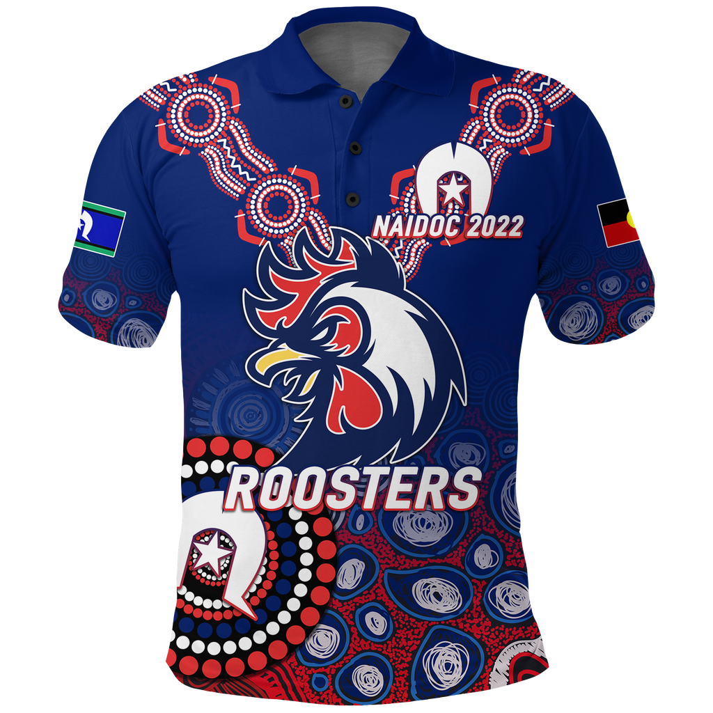 custom-personalised-roosters-rugby-naidoc-2022-aboriginal-polo-shirt