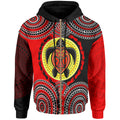 aboriginal-zip-up-hoodie-turtle-footprint-circle-dot-painting