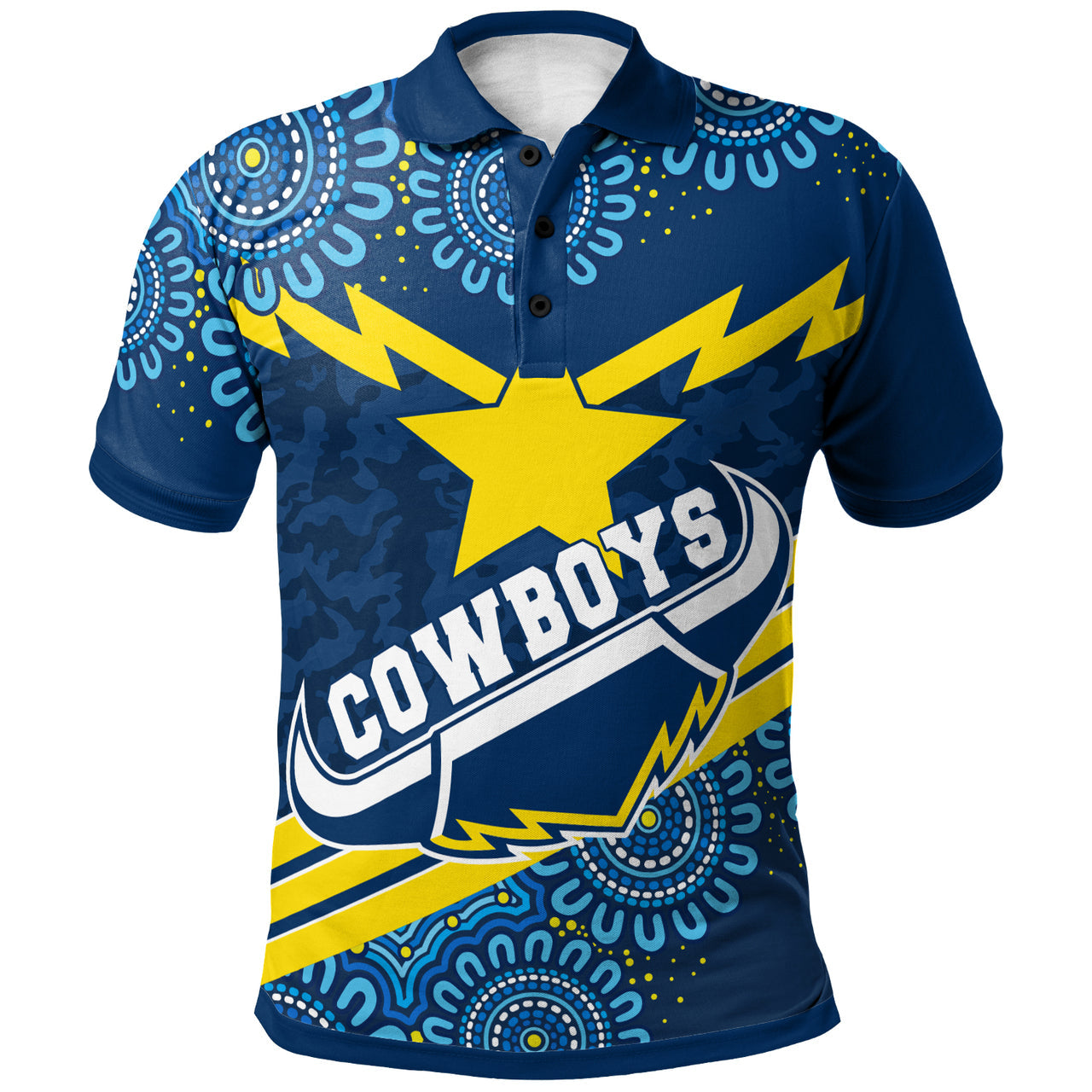 cowboys-rugby-polo-shirt-custom-aboriginal-cowboys-polo-shirt