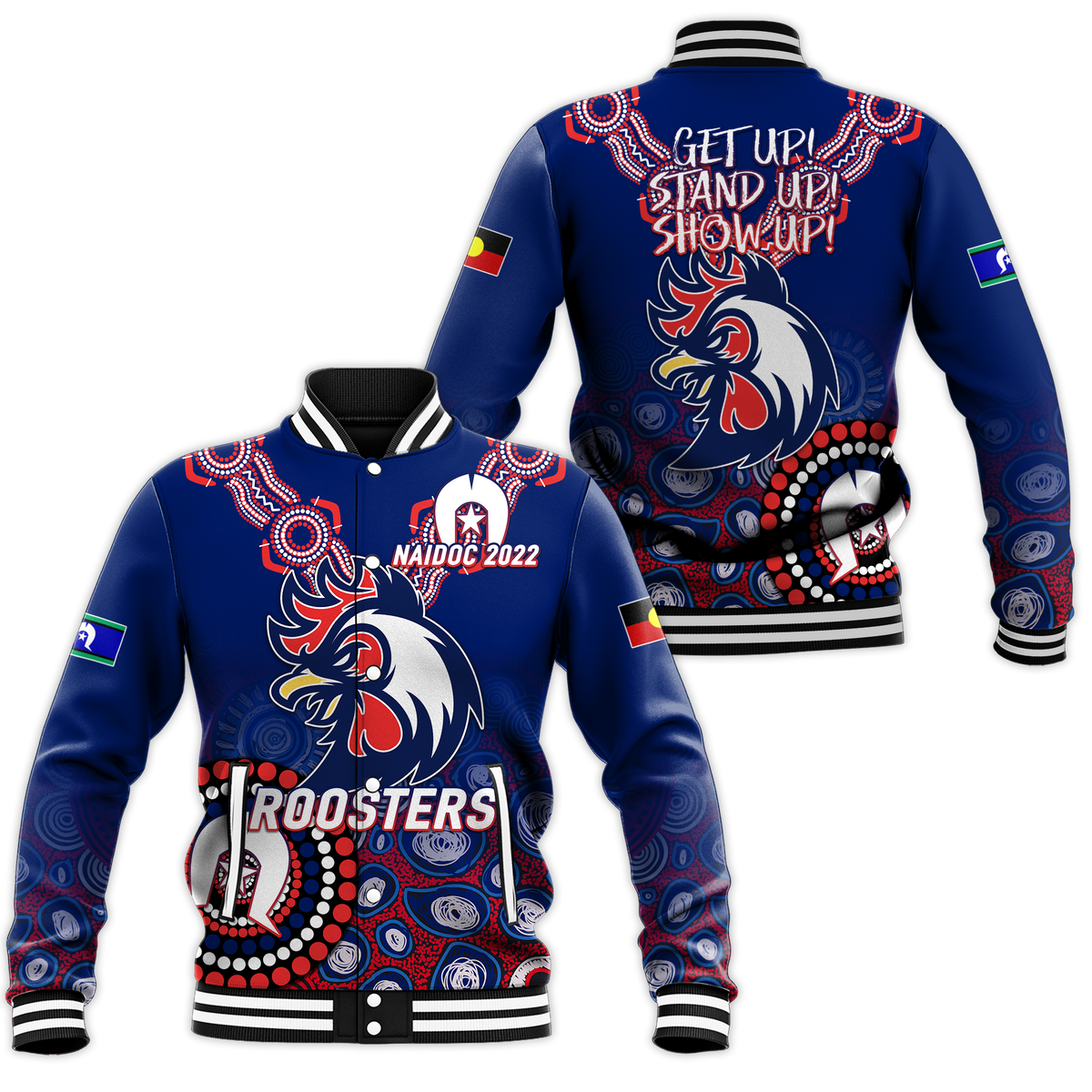 roosters-rugby-naidoc-2022-aboriginal-baseball-jacket