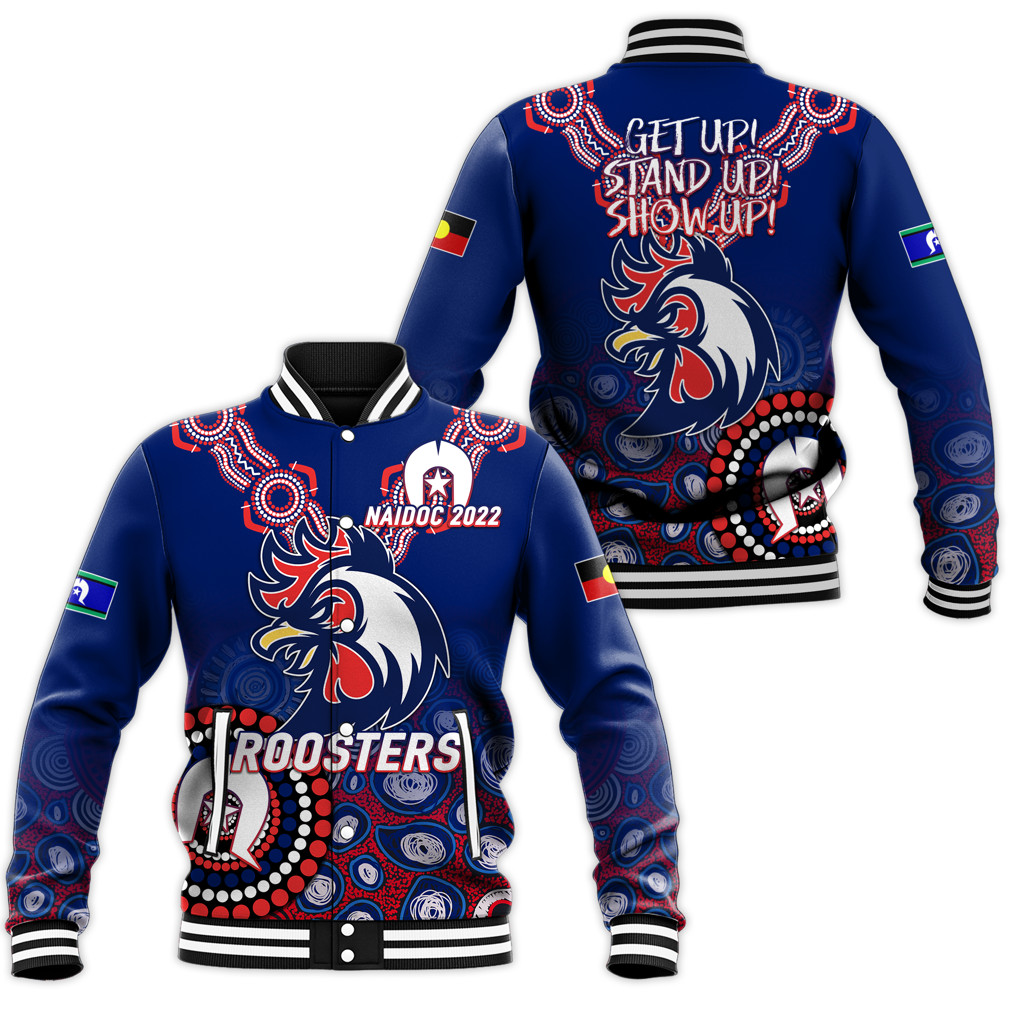 roosters-rugby-naidoc-2022-aboriginal-baseball-jacket