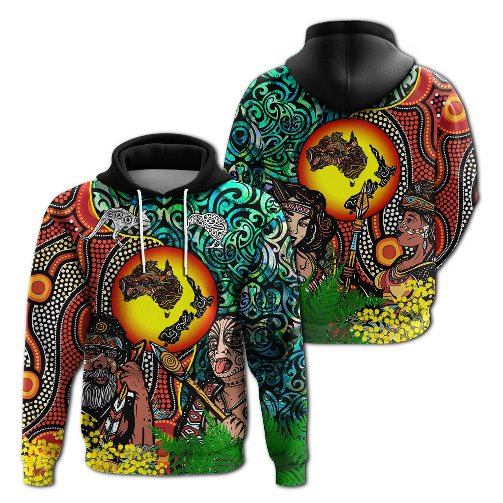 Australia Aboriginal Kangaroo Combine New Zealand Maori Kiwi Bird Baseball Jacket - LT2