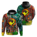 Australia Aboriginal Kangaroo Combine New Zealand Maori Kiwi Bird Baseball Jacket - LT2