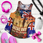 Australia Anzac Day 2021 Women's Racerback Tank - Anzac Day Commemoration 1939 - 1945 - Vibe Hoodie