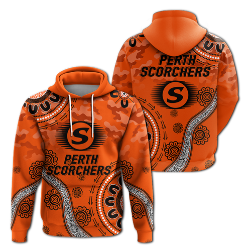 Perth Scorchers ANZAC Day Aboriginal Hoodie - LT12