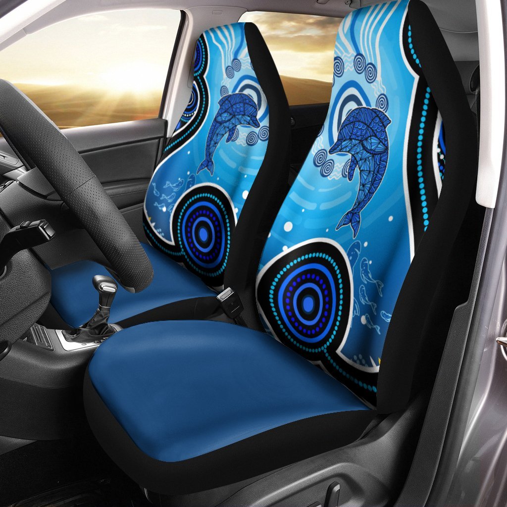 aboriginal-car-seat-covers-dolphin-and-aboriginal-dot-patterns