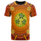 aboriginal-kid-t-shirt-turtle-circle-dot-painting-art