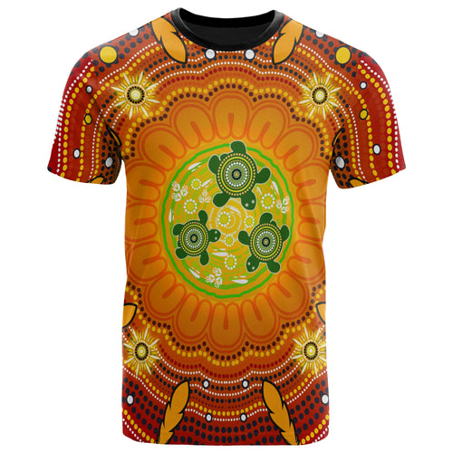aboriginal-kid-t-shirt-turtle-circle-dot-painting-art