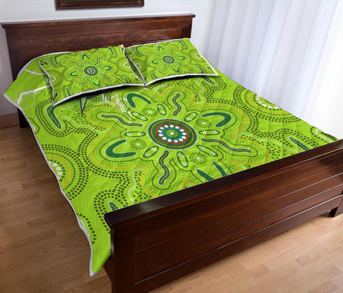 sydney-thunder-quilt-bed-set-aboriginal-style-of-dot