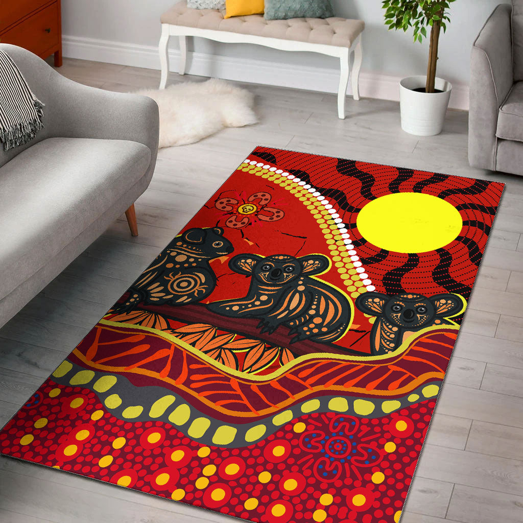 aboriginal-koala-painting-area-rug