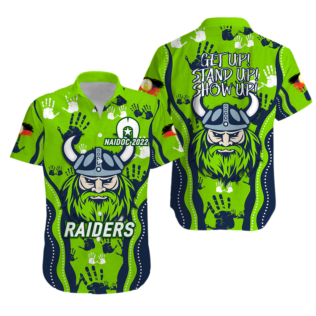 Canberra Raiders Rugby NAIDOC 2022 Aboriginal Hawaiian Shirt