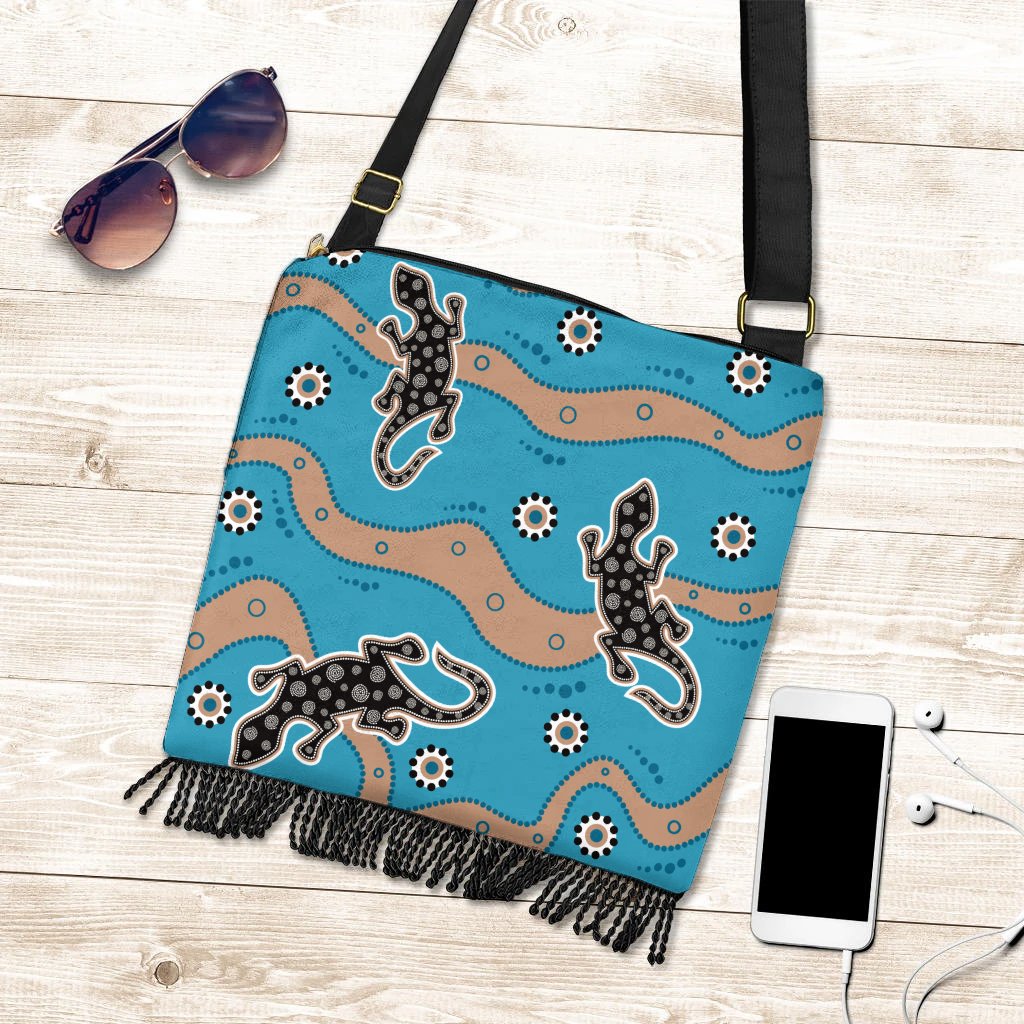boho-handbag-lizard-with-aboriginal-tribal-pattern