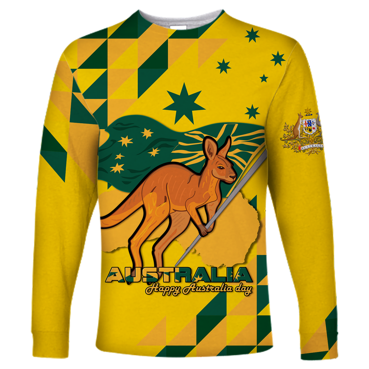 Australia Day Proud To Be Aussie Long Sleeve Shirt