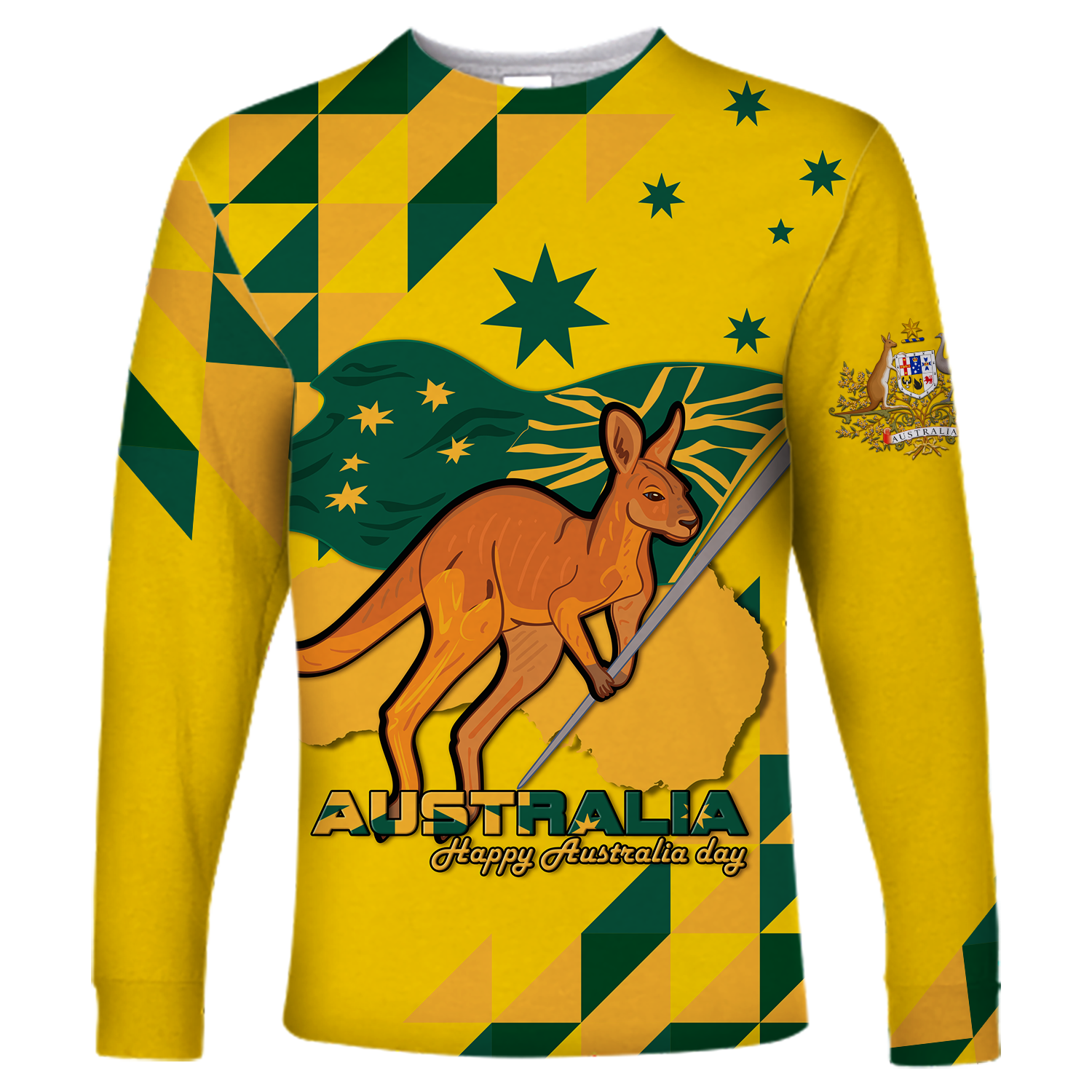 Australia Day Proud To Be Aussie Long Sleeve Shirt