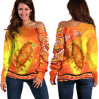 custom-personalised-echidna-aboriginal-off-shoulder-sweater-australian-animal