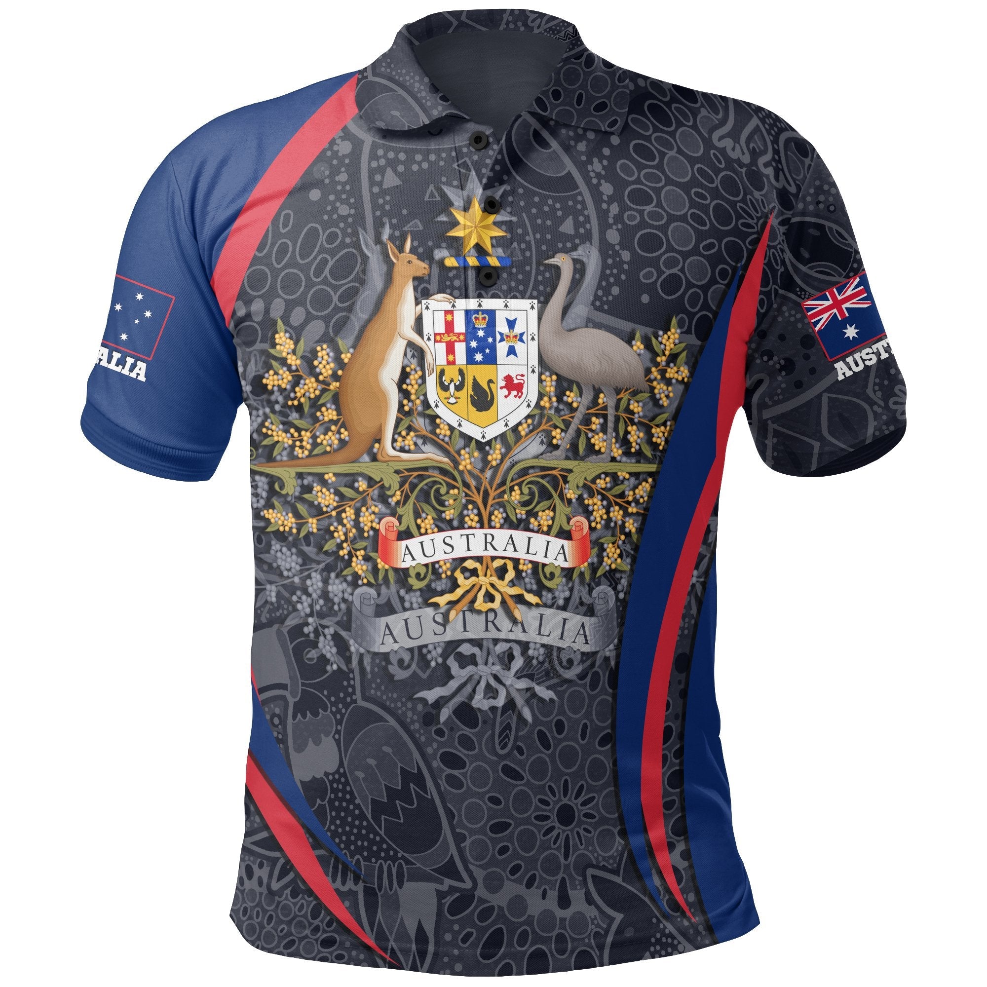 aboriginal-polo-shirt-australian-coat-of-arms-aussie-spirit