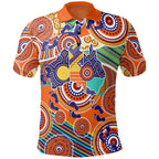 kid-aboriginal-polo-shirt-australian-map-dot-painting