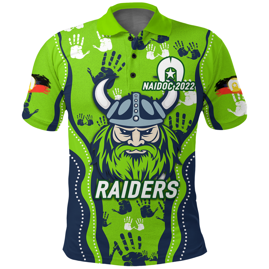 custom-personalised-canberra-raiders-rugby-naidoc-2022-aboriginal-polo-shirt