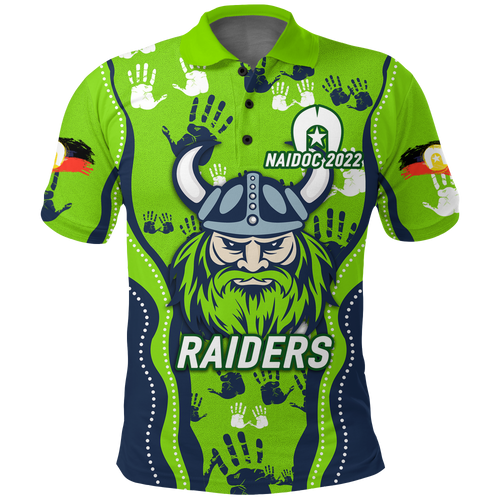 custom-personalised-canberra-raiders-rugby-naidoc-2022-aboriginal-polo-shirt