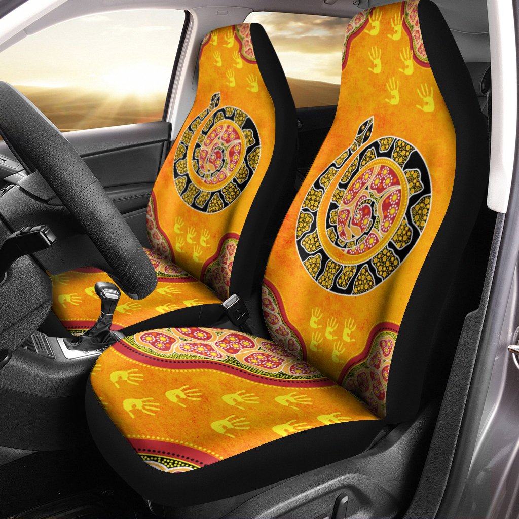 car-seat-cover-aboriginal-unique-style-snake-orange-color-2021
