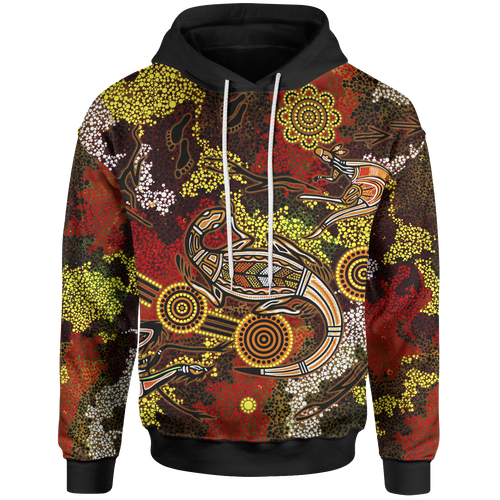 aboriginal-hoodie-kangaroo-and-lizard-dot-painting-art