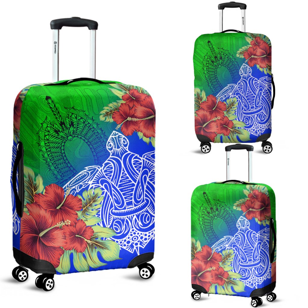 torres-strait-islanders-luggage-cover-ocean-hibiscus