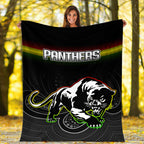Black Panthers Rugby League Aboriginal Blanket - LT2