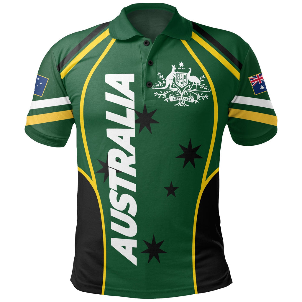 polo-shirt-australian-coat-of-arms-green-shirt-unisex