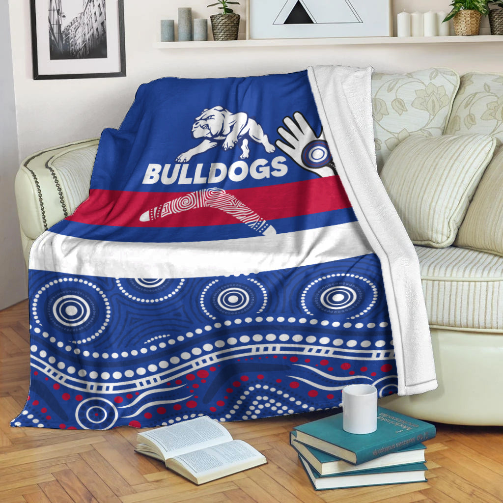 western-bulldogs-blanket-aboriginal-dot-painting