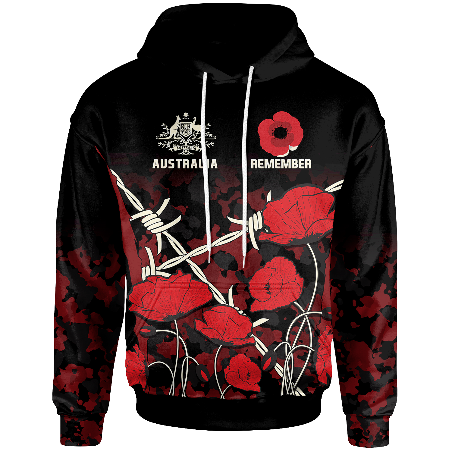 anzac-hoodie-anzac-with-remembrance-poppy-flower