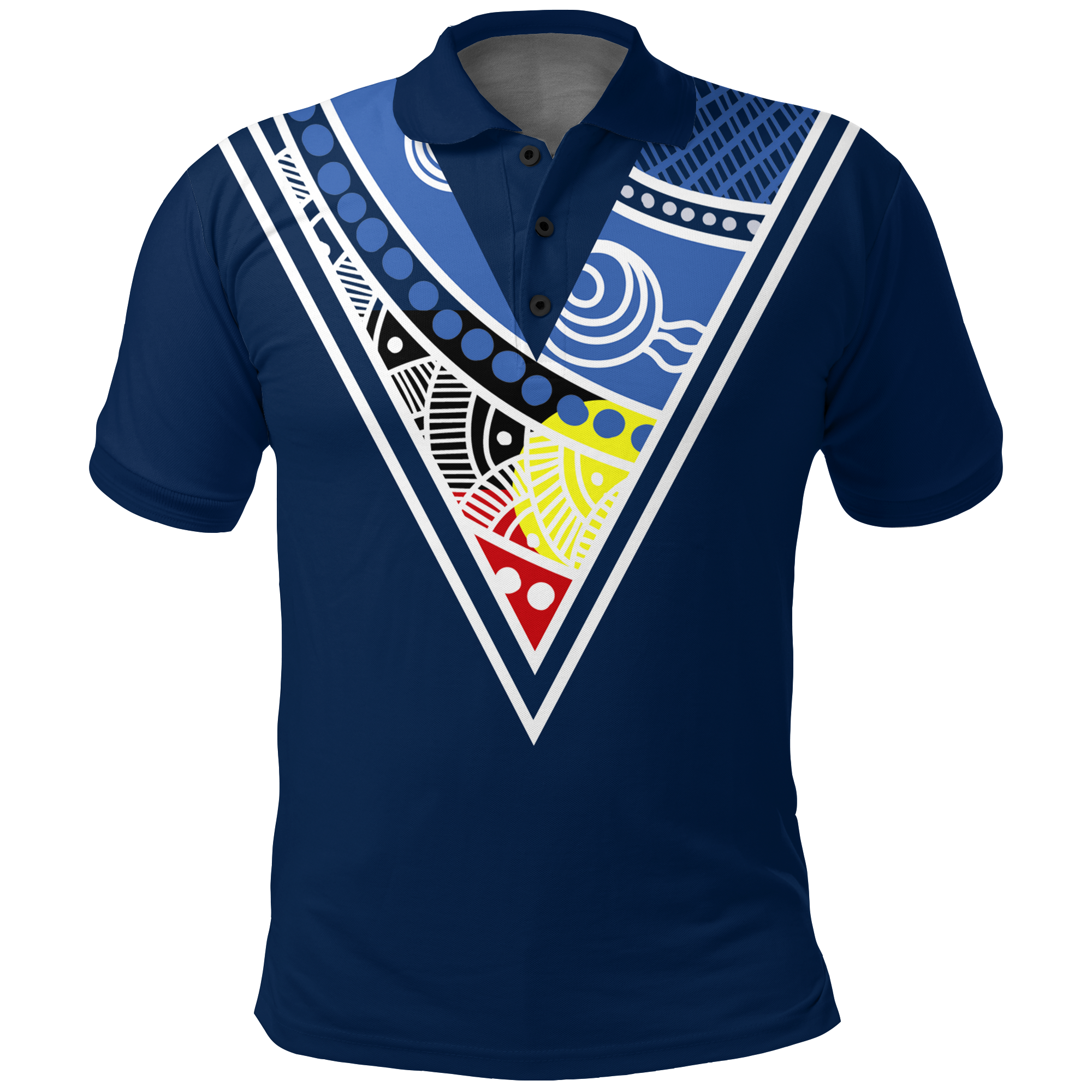 custom-personalised-cricket-victoria-polo-shirt-indigenous-dot-painting-art